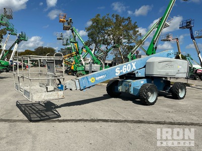 2015 Genie S60X 4WD Diesel Telescopic Boom Lift