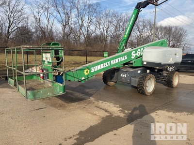 2015 Genie S-60X 4WD Diesel رافعة تليسكوبية بذراع تطويل