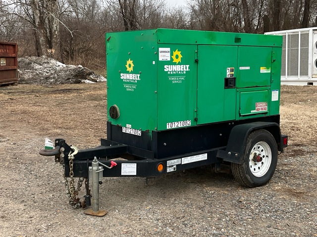 2018 Multiquip Whisperwatt DCA-25SSIU4F 20 kW Mobile Generator Set (Inoperable)