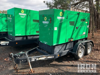 2017 Multiquip DCA70SSIU4F 56 kW Mobile Generator Set (Inoperable)