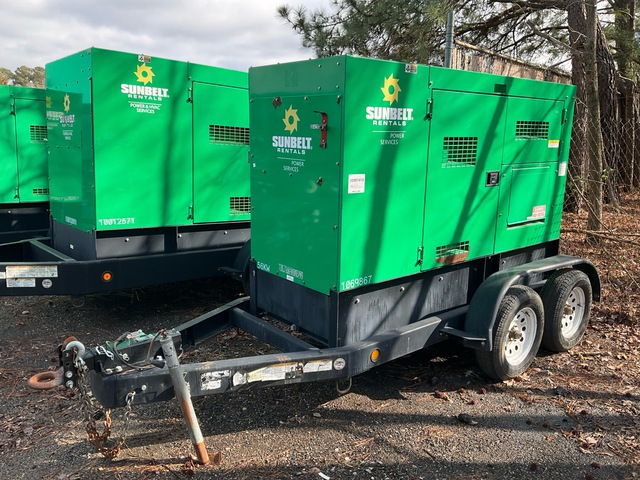2017 Multiquip DCA70SSIU4F 56 kW Mobile Generator Set (Inoperable)