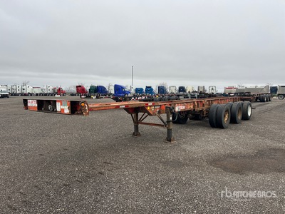 2001 Lode King Tri/A Extendable Container Trailer