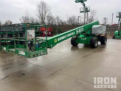 2016 Genie S-80X 4WD Diesel Articulating Boom Lift