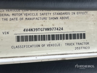 2017 Volvo VNL 4x2 Tracteur routier