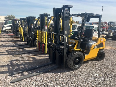 2007 Cat P7000 5900 lb Cushion Tire Forklift