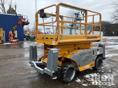 2014 Haulotte Compact 3368RT 4x4 Diesel Scissor Lift