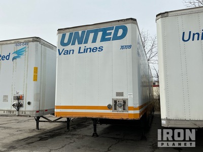 1989 Kentucky 48 ft T/A Moving van Geschlossene Anhänger