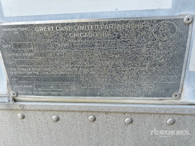 2001 Great Dane 32 ft Pup S/A Van Trailer