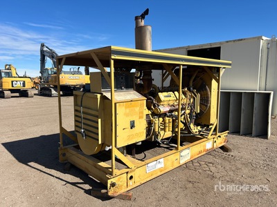 1997 Cat 3412 455 kW Skid-Mounted Generator Set