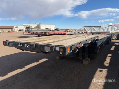 1987 Transcraft DTL 52 ft T/A Spread Axle Przyczepa z pokładem schodkowym