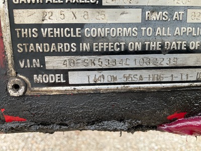 2012 Talbert T4DW55SA Góndola