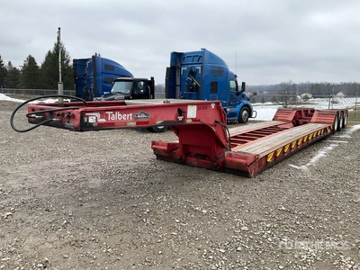 2012 Talbert T4DW55SA Tri/A Double Drop Removable Gooseneck Low Loader