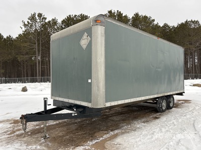 T/A Custom 20 ft Contractor Enclosed Trailer w/ Milwaukee Pack Out System