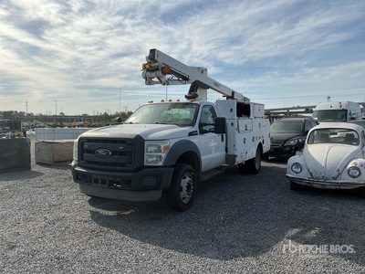 Versalift 20 ft on 2012 Ford F-450 XL 4x2 Cable Placer Arbeitsbühne-Lkw