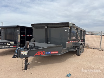 2025 Metalium 13 ft 6 in T/A Dump Utility Trailer