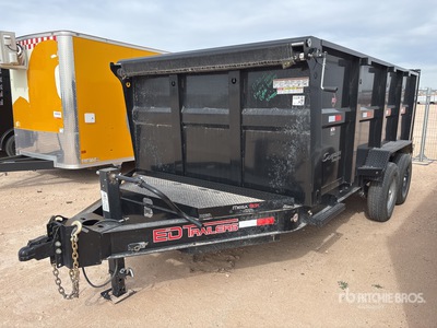 2026 ED Trailers 14 ft T/A Tipping Utility Trailer