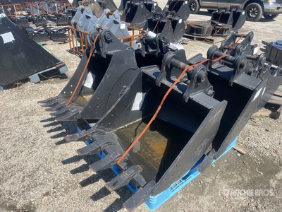 Quantity of (4) 24" PIN ON TRENCH BUCKET FOR VIO17