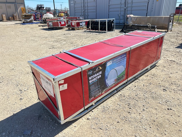 Gold Mountain Storage Shelter  S304015R-PE (Unused)