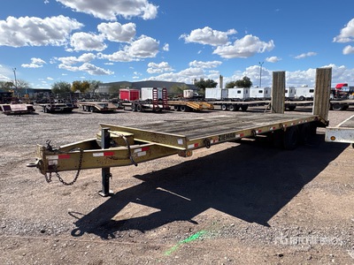 1999 Zieman 2660SPL 28 ft T/A Remolque Portamaquinaria