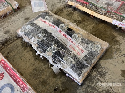 Quantity of (8) 2026 Suihe DLS G80 Double Leg Chain Sling (Unused)