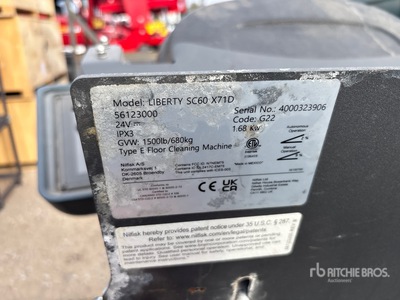 2022 Nilfisk Liberty SC60 Ride-On Electric Floor Scrubber