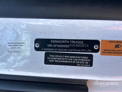 2022 Kenworth T610SAR 6x4 T/A Sleeper Truck Tractor