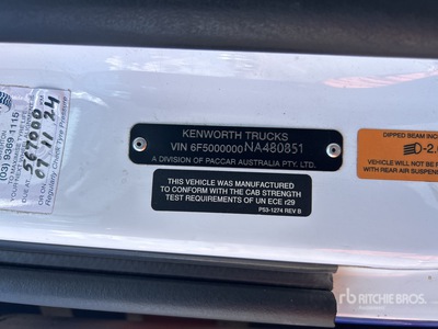 2022 Kenworth T610SAR 6x4 T/A Sleeper Truck Tractor