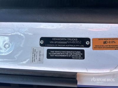 2022 Kenworth T610SAR 6x4 T/A Sleeper Truck Tractor