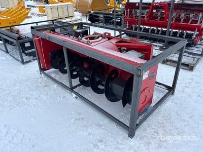 2026 Raytree RHSB72 72 in Hydraulic Control Skid Steer Snowblower (Unused)