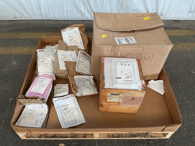 (84) Electronic Covers, (8) Light Lenses, (1) Transformer & Assorted Items