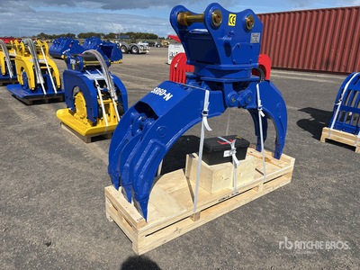 2026 Elephant EPSR60-A Q/C Rotating Excavator Grapple - Fits 5 - 9 Ton (Unused)