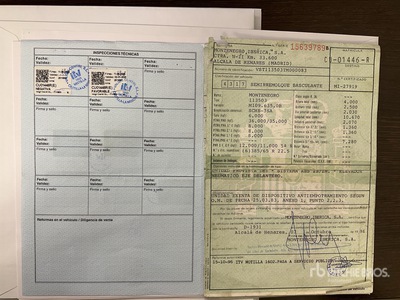 1996 Montenegro SCHB 3SA Remorque à benne basculante