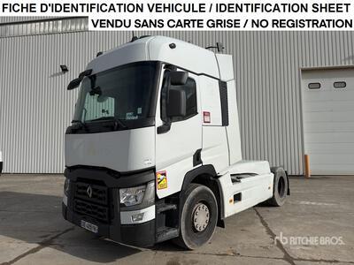 2014 Renault T460 4x2 Tracteur Routier تراكتور شاحنة بسقف (أحادي المحور)