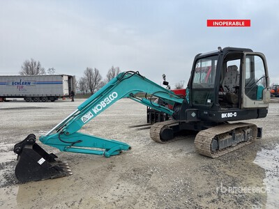 Kobelco SK60-C Mini Excavator (Inoperable)