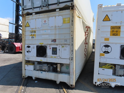 Quantity of (2) 40 ft Refrigerated Containers