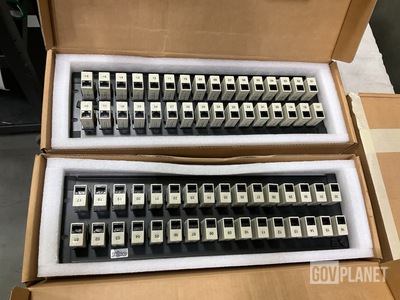 (4) Unicom PATU5-832D-RA Feed-Thru Panels