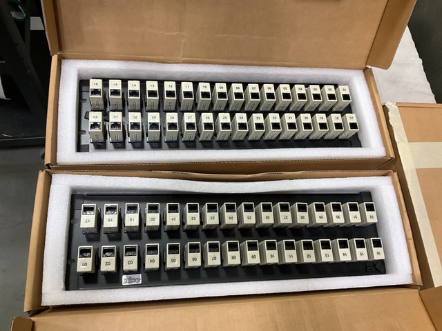 (4) Unicom PATU5-832D-RA Feed-Thru Panels