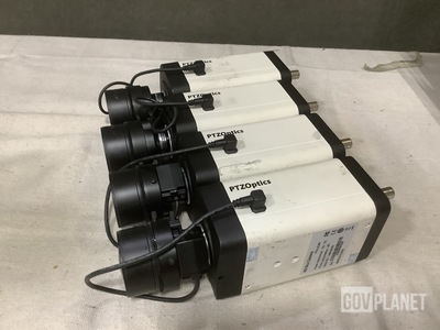 (4) PTZOptics PTVL-ZCAM HD Box Cameras