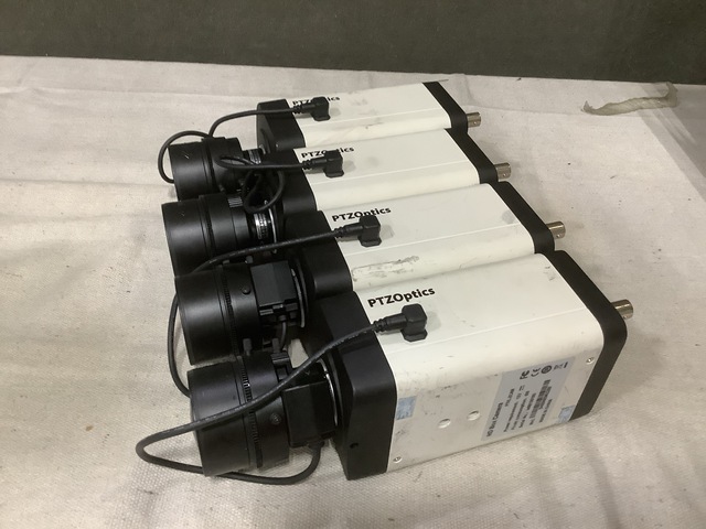 (4) PTZOptics PTVL-ZCAM HD Box Cameras