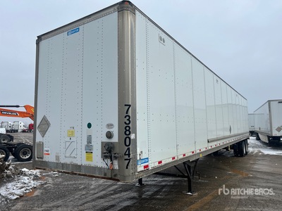 2008 Stoughton 53 ft x 102 in T/A Gesloten aanhangwagen