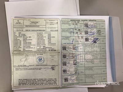 2000 MAN 28.314 DFC 6x2 Camion roulant