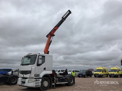 2006 Palfinger PK16502 on 2007 Renault 380DXI 4x2 جرار مع رافعة