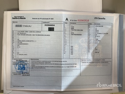 2003 DAF CF430 MTV 6x6 kiepwagen (Inoperable)