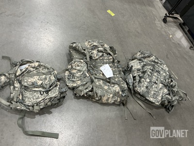 (4) Assault Packs & (7) Large Field Packs