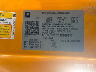 2018 Chevrolet Silverado 1500 4x2 Pickup