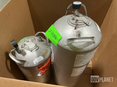 (2) Portable Air Pressure Operated Eyewash Fountains