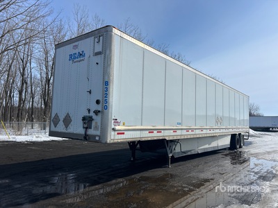 2017 Wabash 53 ft x 102 in T/A Gesloten aanhangwagen