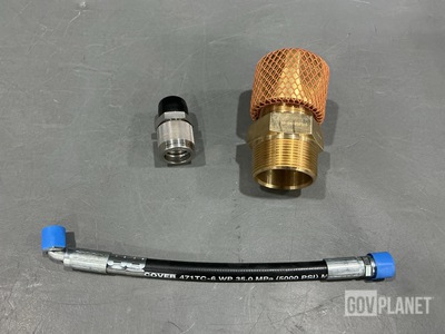 (1) Straight Adapter, (19) Hose Assemblies, (1) Coupling & Assorted Items