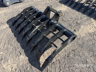 2026 Warrior WBR08-1200 1200 mm Râteau d'excavatrice - Fits 8 ton (Unused)