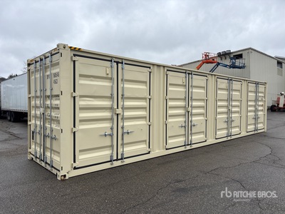 2026 40 ft High Cube Multi-Door Storage Container